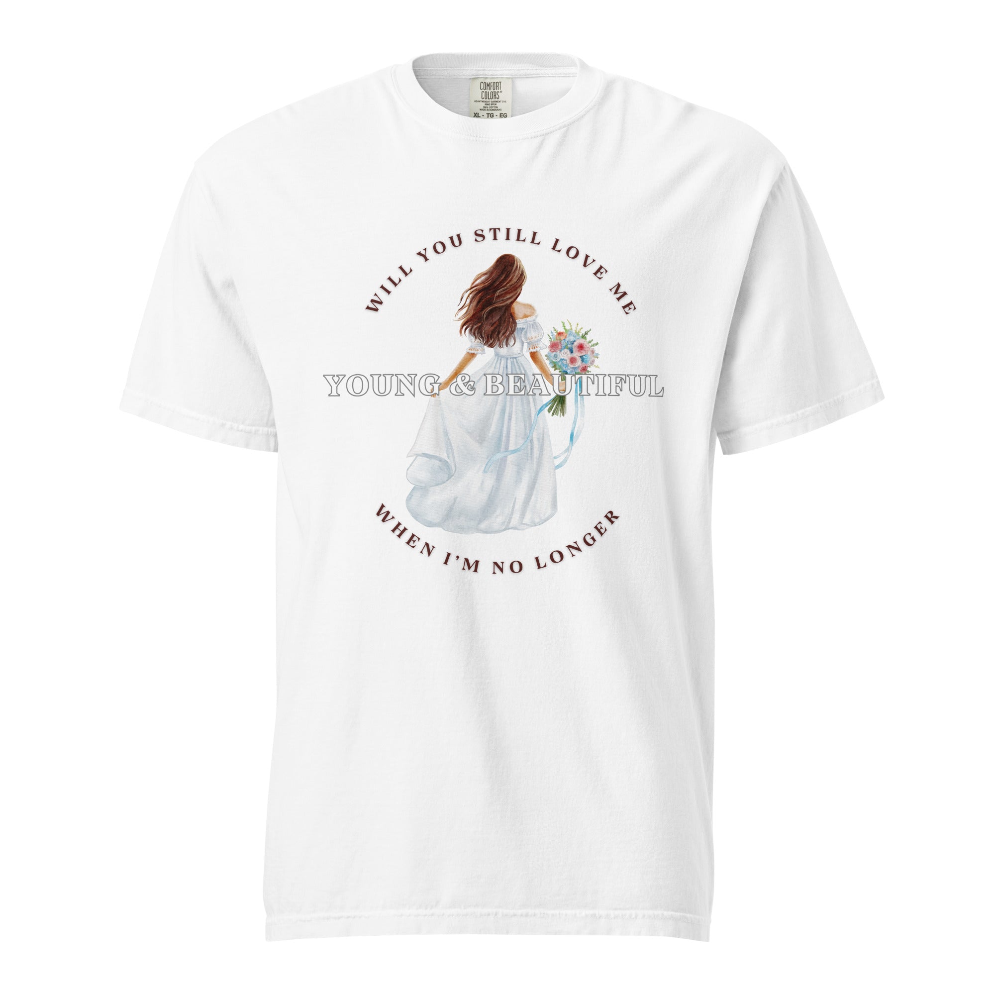 Young & Beautiful Unisex garment-dyed heavyweight t-shirt