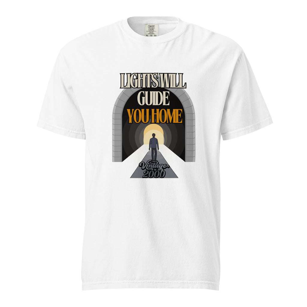 Lights Will Guide You Home Unisex garment-dyed heavyweight t-shirt