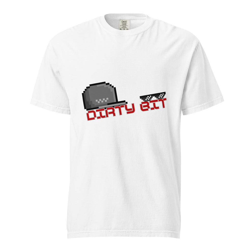 Dirty Bit Unisex garment-dyed heavyweight t-shirt