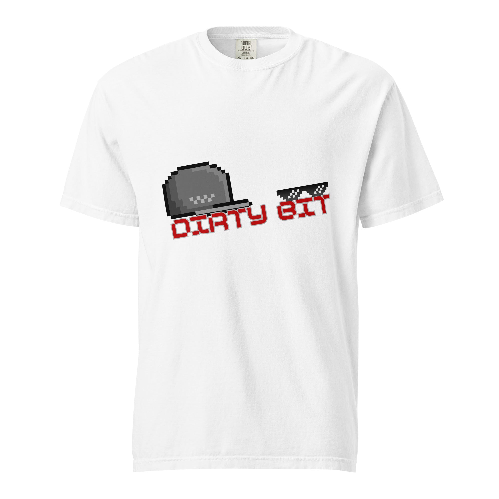 Dirty Bit Unisex garment-dyed heavyweight t-shirt